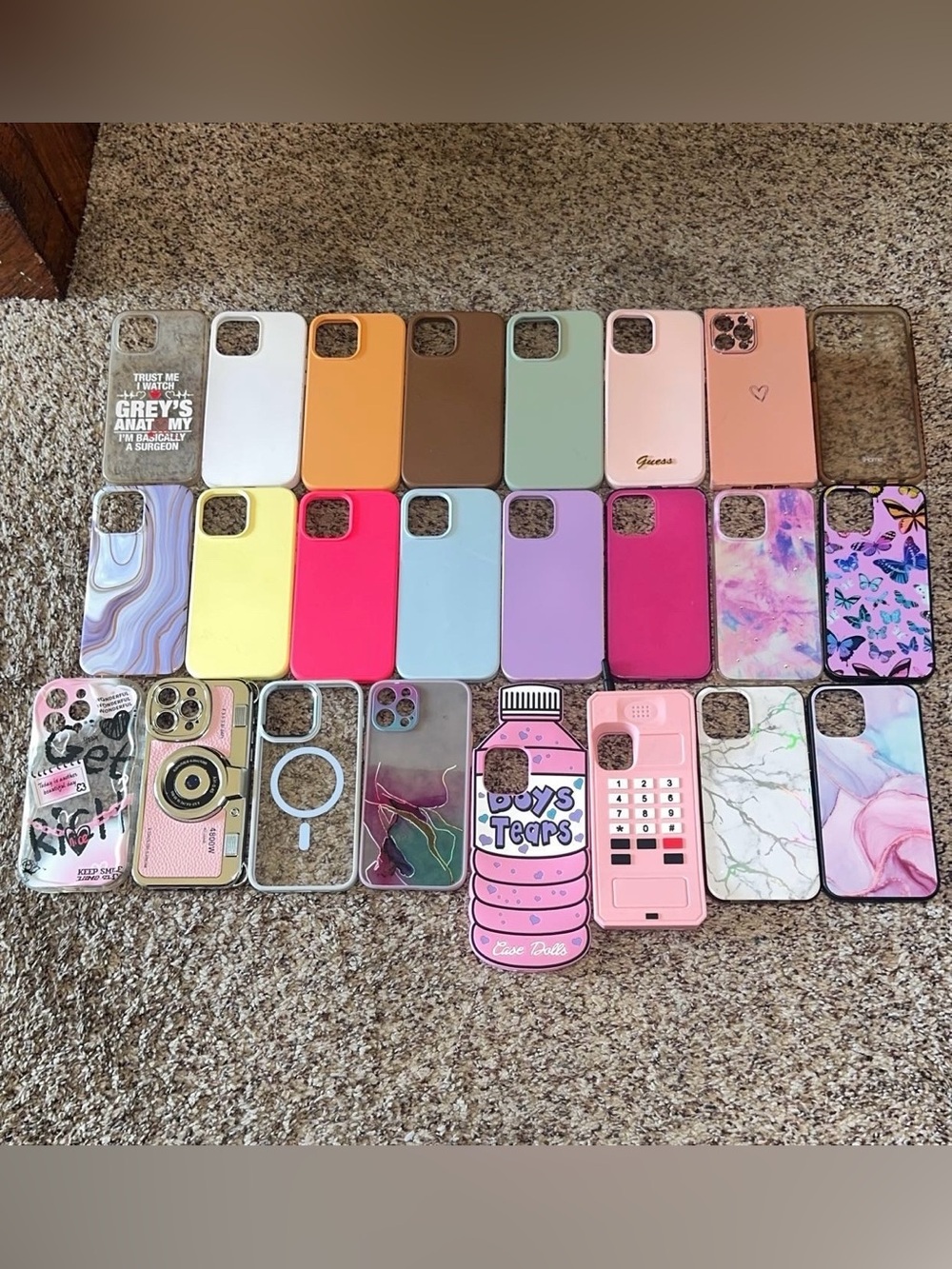 Used & unused iPhone 12 Pro Max cases. I can sell them all together or separate.